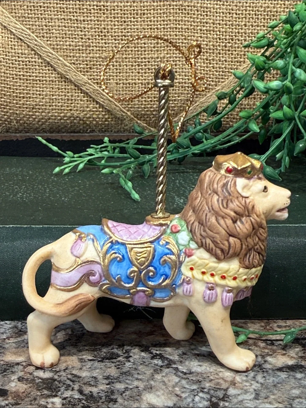 Lenox Lion Carousel Ornament